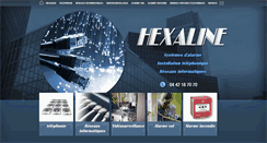 Desktop Screenshot of hexaline.fr